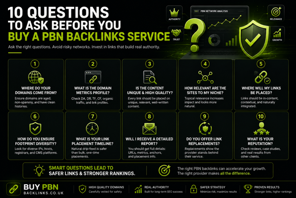 Buy a PBN Backlinks Service