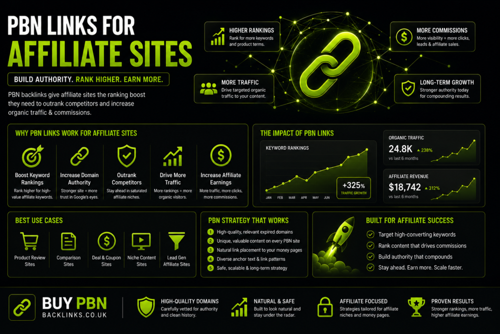 PBN Links for Affiliate Sites