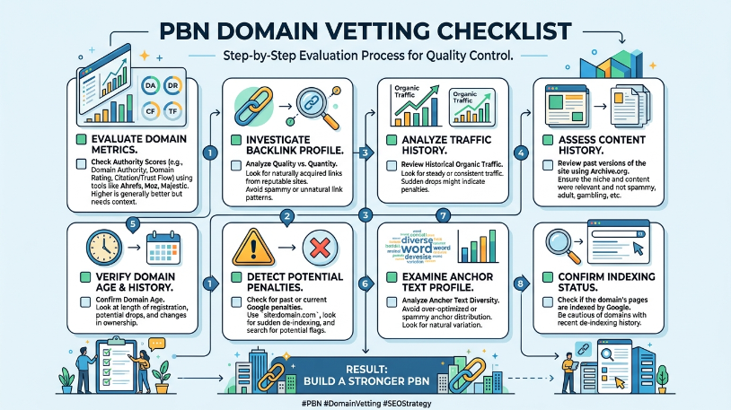 PBN domain vetting checklist