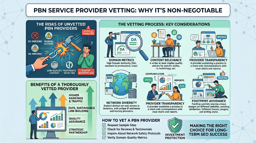 PBN service provider vetting importance