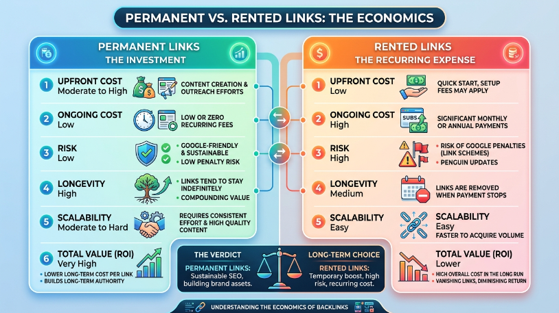 Permanent vs. Rented Links