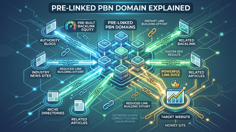 Pre-Linked PBN Domain