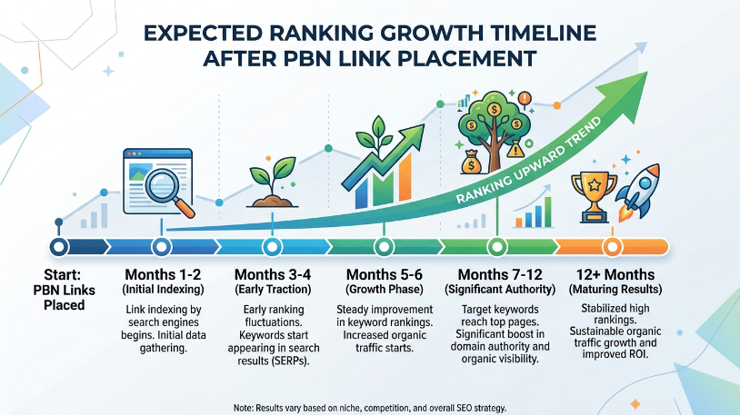 Ranking timeline after PBN link placement