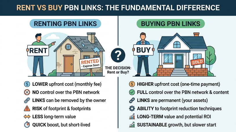 Rent vs buy PBN links