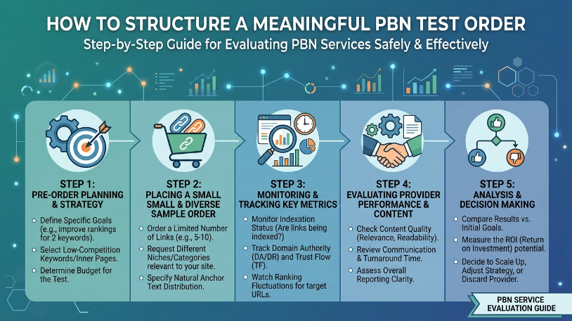 Test order structure PBN service