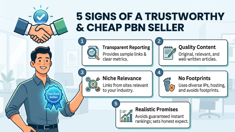 Trustworthy cheap PBN seller signs